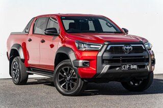 2023 Toyota Hilux GUN126R Rogue Double Cab Red 6 Speed Sports Automatic Utility.