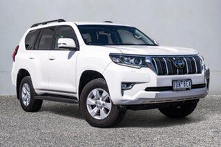 2021 Toyota Landcruiser Prado GDJ150R GXL White 6 Speed Sports Automatic Wagon.