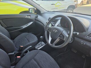 2016 Hyundai Accent RB4 MY17 Active Yellow 6 Speed CVT Auto Sequential Hatchback