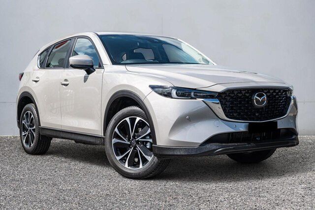 Used Mazda CX-5 KF4WLA G25 SKYACTIV-Drive FWD Touring Keysborough, 2025 Mazda CX-5 KF4WLA G25 SKYACTIV-Drive FWD Touring Beige 6 Speed Sports Automatic Wagon