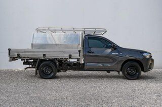 2022 Toyota Hilux TGN121R Workmate 4x2 Grey 6 Speed Sports Automatic Cab Chassis.