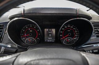 2016 Holden Commodore VF II MY16 SV6 Black Silver 6 Speed Sports Automatic Sedan