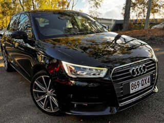 2016 Audi A1 8X MY16 Sport Sportback S Tronic Black 7 Speed Sports Automatic Dual Clutch Hatchback.