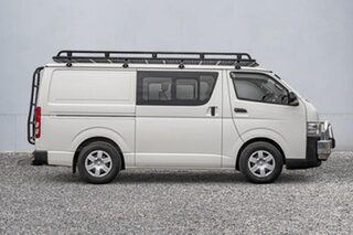 2018 Toyota HiAce KDH201R Crewvan LWB White 4 Speed Automatic Van Wagon.