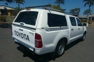 2014 Toyota Hilux KUN16R MY14 SR Double Cab 4x2 White 5 Speed Manual Utility