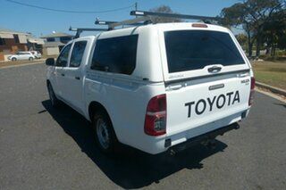 2014 Toyota Hilux KUN16R MY14 SR Double Cab 4x2 White 5 Speed Manual Utility