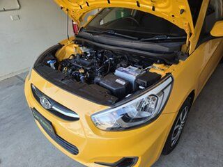 2016 Hyundai Accent RB4 MY17 Active Yellow 6 Speed CVT Auto Sequential Hatchback