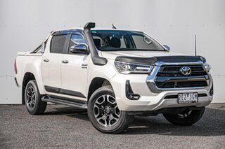 2021 Toyota Hilux GUN126R SR5 Double Cab White 6 Speed Sports Automatic Utility.