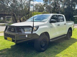 2021 Toyota Hilux GUN126R SR Double Cab White 6 Speed Sports Automatic Utility