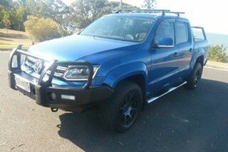 2017 Volkswagen Amarok 2H MY18 TDI550 4MOTION Perm Ultimate Blue 8 Speed Automatic Utility.