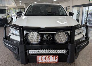 2025 Toyota Hilux GUN126R SR Double Cab White 6 Speed Sports Automatic Cab Chassis