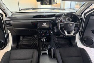 2025 Toyota Hilux GUN126R SR Double Cab White 6 Speed Sports Automatic Cab Chassis