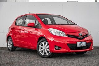 2013 Toyota Yaris NCP131R YRX Red 4 Speed Automatic Hatchback.