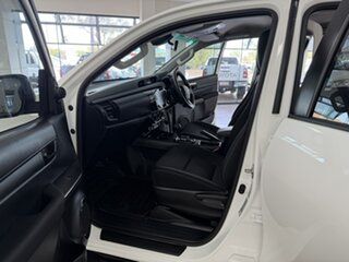 2025 Toyota Hilux GUN126R SR Double Cab White 6 Speed Sports Automatic Cab Chassis