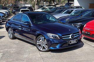 2019 Mercedes-Benz C-Class W205 809MY C300 9G-Tronic Blue 9 Speed Sports Automatic Sedan