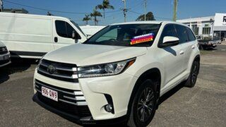2018 Toyota Kluger GSU55R GX (4x4) White 8 Speed Automatic Wagon.