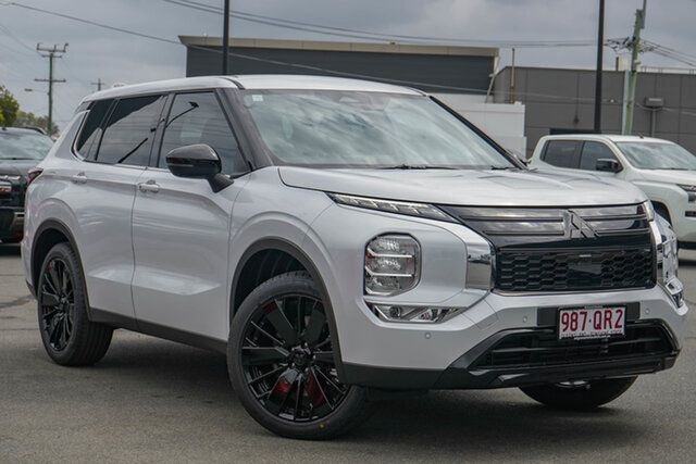 Demo Mitsubishi Outlander ZM MY26 Black Edition 2WD Mount Gravatt, 2026 Mitsubishi Outlander ZM MY26 Black Edition 2WD White Diamond 8 Speed Constant Variable Wagon