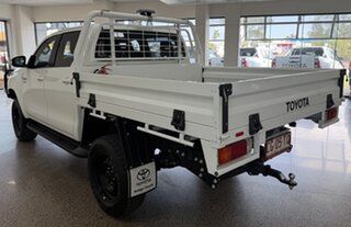 2025 Toyota Hilux GUN126R SR Double Cab White 6 Speed Sports Automatic Cab Chassis