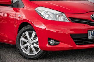 2013 Toyota Yaris NCP131R YRX Red 4 Speed Automatic Hatchback.