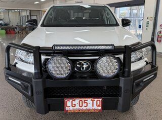 2025 Toyota Hilux GUN126R SR Double Cab White 6 Speed Sports Automatic Cab Chassis