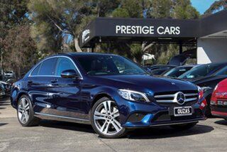 2019 Mercedes-Benz C-Class W205 809MY C300 9G-Tronic Blue 9 Speed Sports Automatic Sedan.