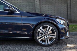 2019 Mercedes-Benz C-Class W205 809MY C300 9G-Tronic Blue 9 Speed Sports Automatic Sedan