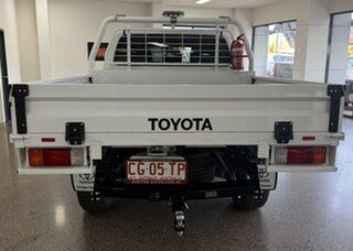 2025 Toyota Hilux GUN126R SR Double Cab White 6 Speed Sports Automatic Cab Chassis