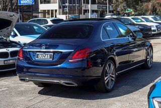 2019 Mercedes-Benz C-Class W205 809MY C300 9G-Tronic Blue 9 Speed Sports Automatic Sedan