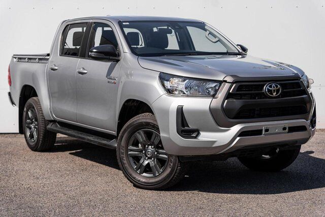 Used Toyota Hilux GUN126R SR Double Cab Keysborough, 2023 Toyota Hilux GUN126R SR Double Cab Silver 6 Speed Sports Automatic Utility