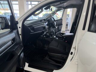 2025 Toyota Hilux GUN126R SR Double Cab White 6 Speed Sports Automatic Cab Chassis