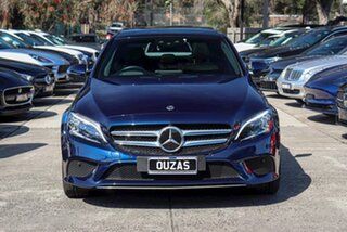 2019 Mercedes-Benz C-Class W205 809MY C300 9G-Tronic Blue 9 Speed Sports Automatic Sedan