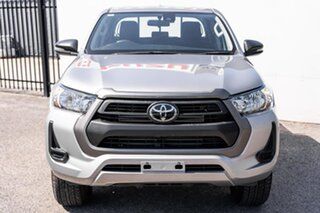 2023 Toyota Hilux GUN126R SR Double Cab Silver 6 Speed Sports Automatic Utility.