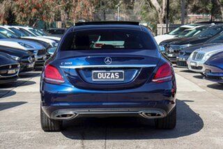 2019 Mercedes-Benz C-Class W205 809MY C300 9G-Tronic Blue 9 Speed Sports Automatic Sedan