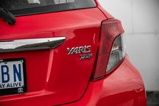 2013 Toyota Yaris NCP131R YRX Red 4 Speed Automatic Hatchback