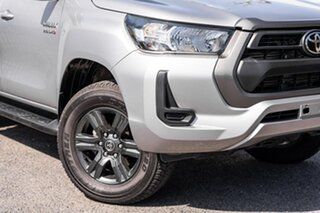 2023 Toyota Hilux GUN126R SR Double Cab Silver 6 Speed Sports Automatic Utility.