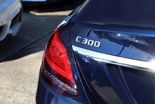 2019 Mercedes-Benz C-Class W205 809MY C300 9G-Tronic Blue 9 Speed Sports Automatic Sedan