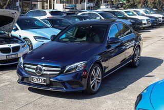 2019 Mercedes-Benz C-Class W205 809MY C300 9G-Tronic Blue 9 Speed Sports Automatic Sedan