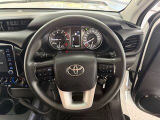 2025 Toyota Hilux GUN126R SR Double Cab White 6 Speed Sports Automatic Cab Chassis