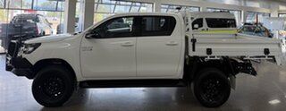 2025 Toyota Hilux GUN126R SR Double Cab White 6 Speed Sports Automatic Cab Chassis