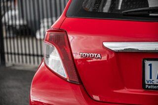 2013 Toyota Yaris NCP131R YRX Red 4 Speed Automatic Hatchback