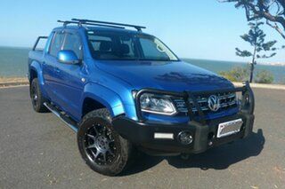 2017 Volkswagen Amarok 2H MY18 TDI550 4MOTION Perm Ultimate Blue 8 Speed Automatic Utility.