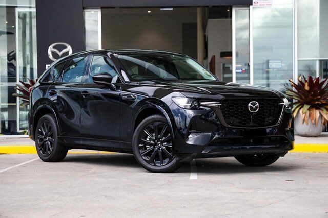 New Mazda CX-60 KH0HD G40e Skyactiv-Drive i-ACTIV AWD GT Kirrawee, 2026 Mazda CX-60 KH0HD G40e Skyactiv-Drive i-ACTIV AWD GT Jet Black 8 Speed