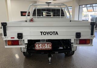 2025 Toyota Hilux GUN126R SR Double Cab White 6 Speed Sports Automatic Cab Chassis