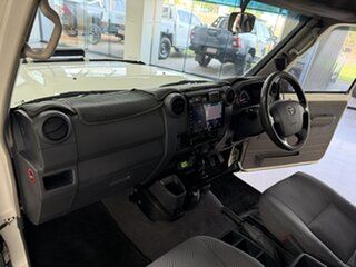 2010 Toyota Landcruiser VDJ79R MY10 GXL White 5 Speed Manual Cab Chassis