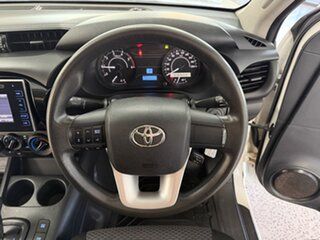 2018 Toyota Hilux GUN125R Workmate Double Cab White 6 Speed Sports Automatic Utility