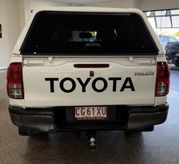 2018 Toyota Hilux GUN125R Workmate Double Cab White 6 Speed Sports Automatic Utility