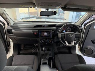 2018 Toyota Hilux GUN125R Workmate Double Cab White 6 Speed Sports Automatic Utility