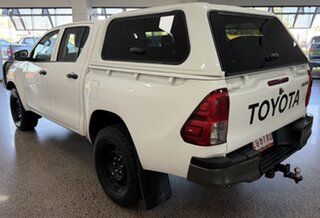 2018 Toyota Hilux GUN125R Workmate Double Cab White 6 Speed Sports Automatic Utility
