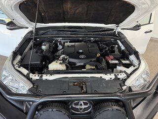2018 Toyota Hilux GUN125R Workmate Double Cab White 6 Speed Sports Automatic Utility