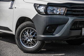 2022 Toyota Hilux TGN121R Workmate Double Cab 4x2 White 5 Speed Manual Utility